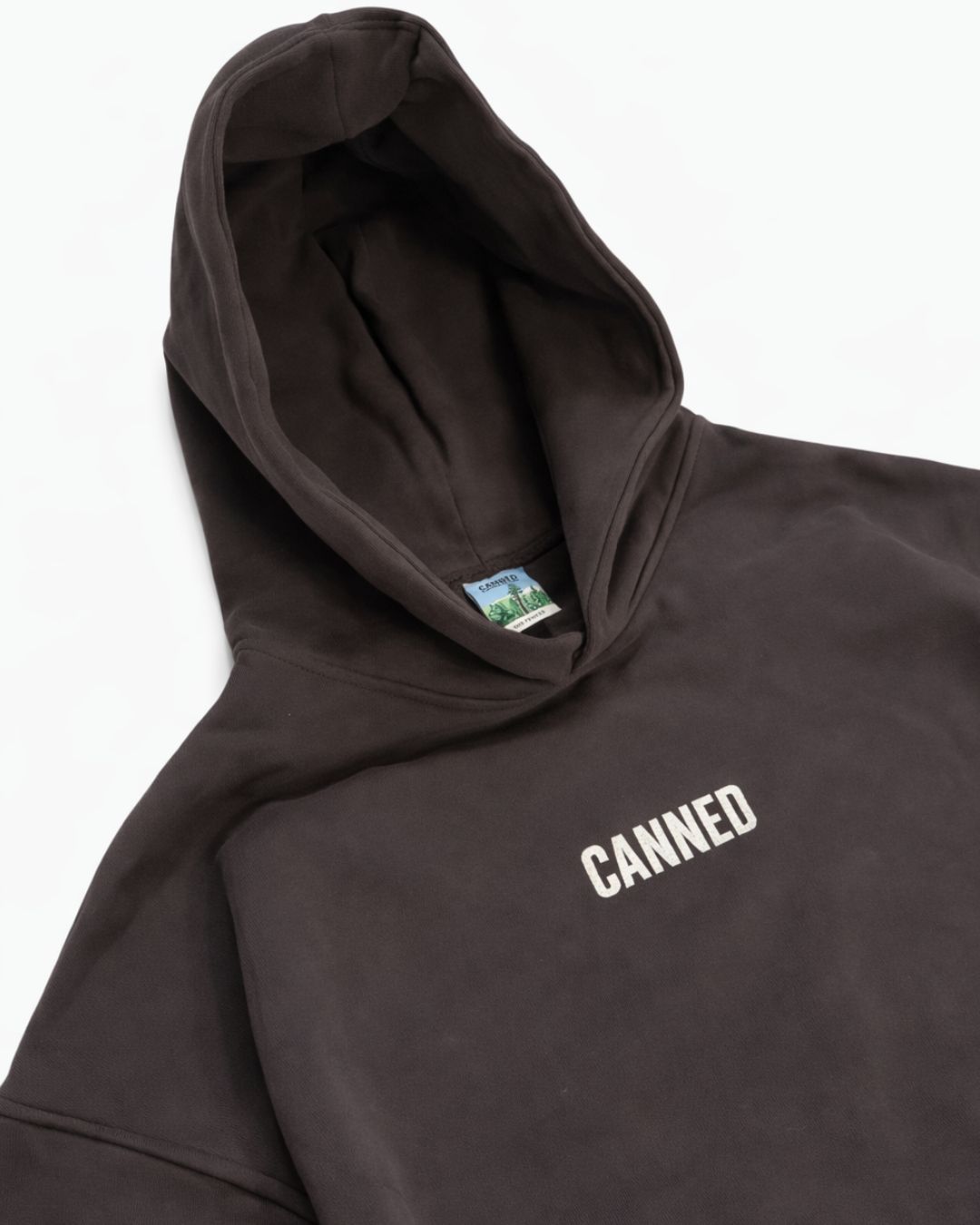 kahverengi Heavyweight Boxy Fit canned core hoodie