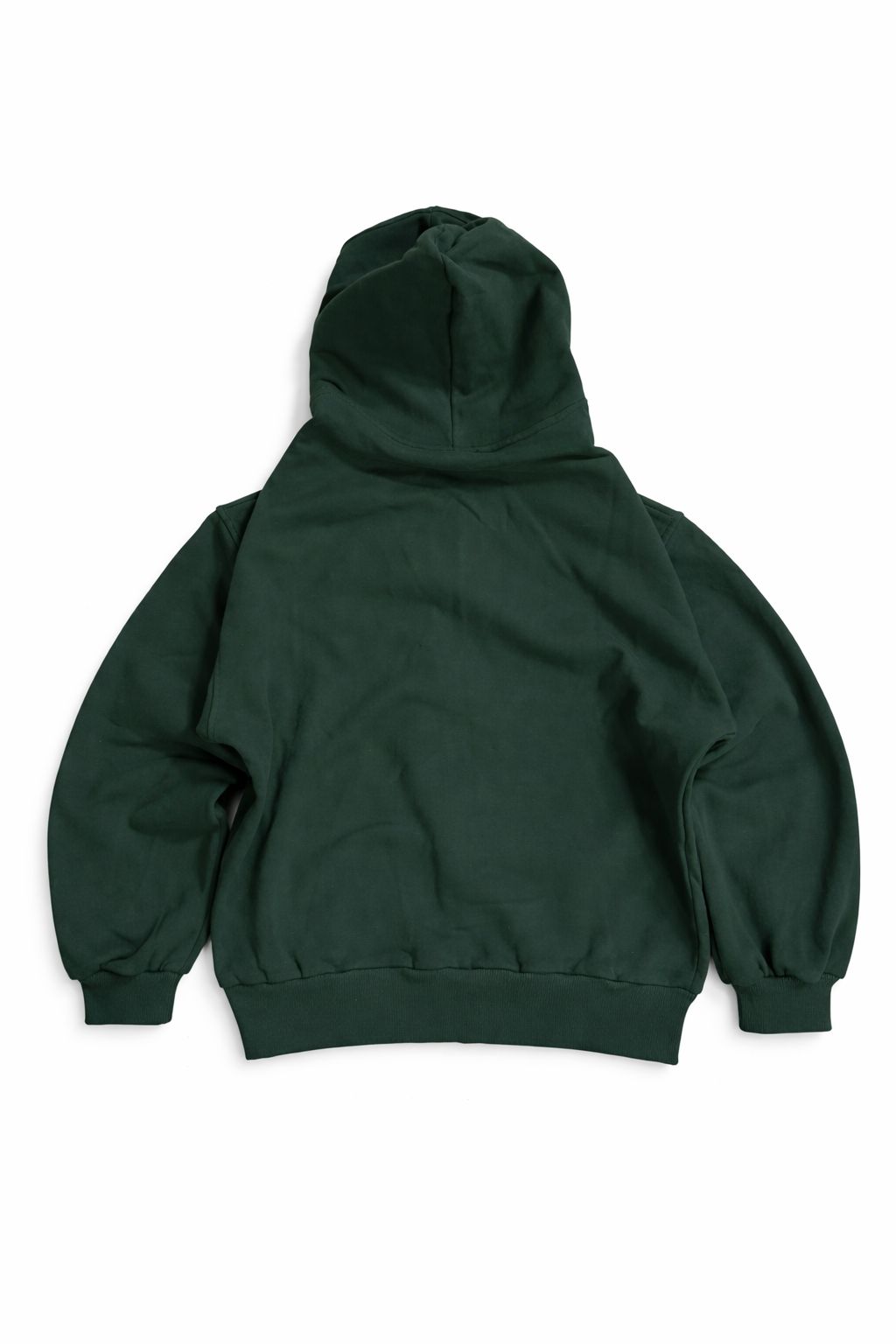 Haki Yeşil Heavyweight Oversize Boxy Fit Zip Up Hoodie – Canned Core Logo