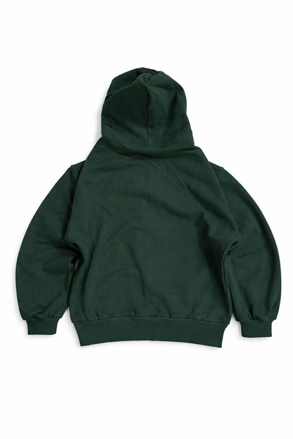 Haki Yeşil Heavyweight Oversize Boxy Fit Zip Up Hoodie – Canned Core Logo