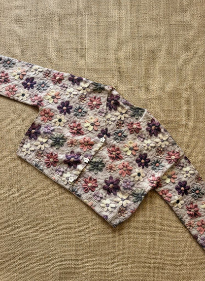 Floral Print Cardigan